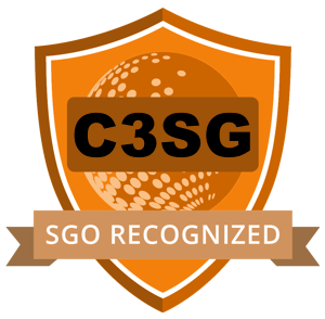 C3SG Certified Scaling Scrum with Scrum Guide badge. SGO recognized certification for advanced expertise in guiding multi-team Scrum implementations.